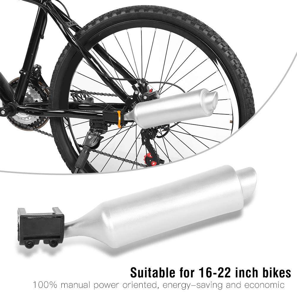 ZAWELIYO Pipe Exhaust System, 16-22 Inch Spoke Sound Maker Motocards Kit Exhaust System Tube with 6 Sound Making Cards for Cycling Accessory 6