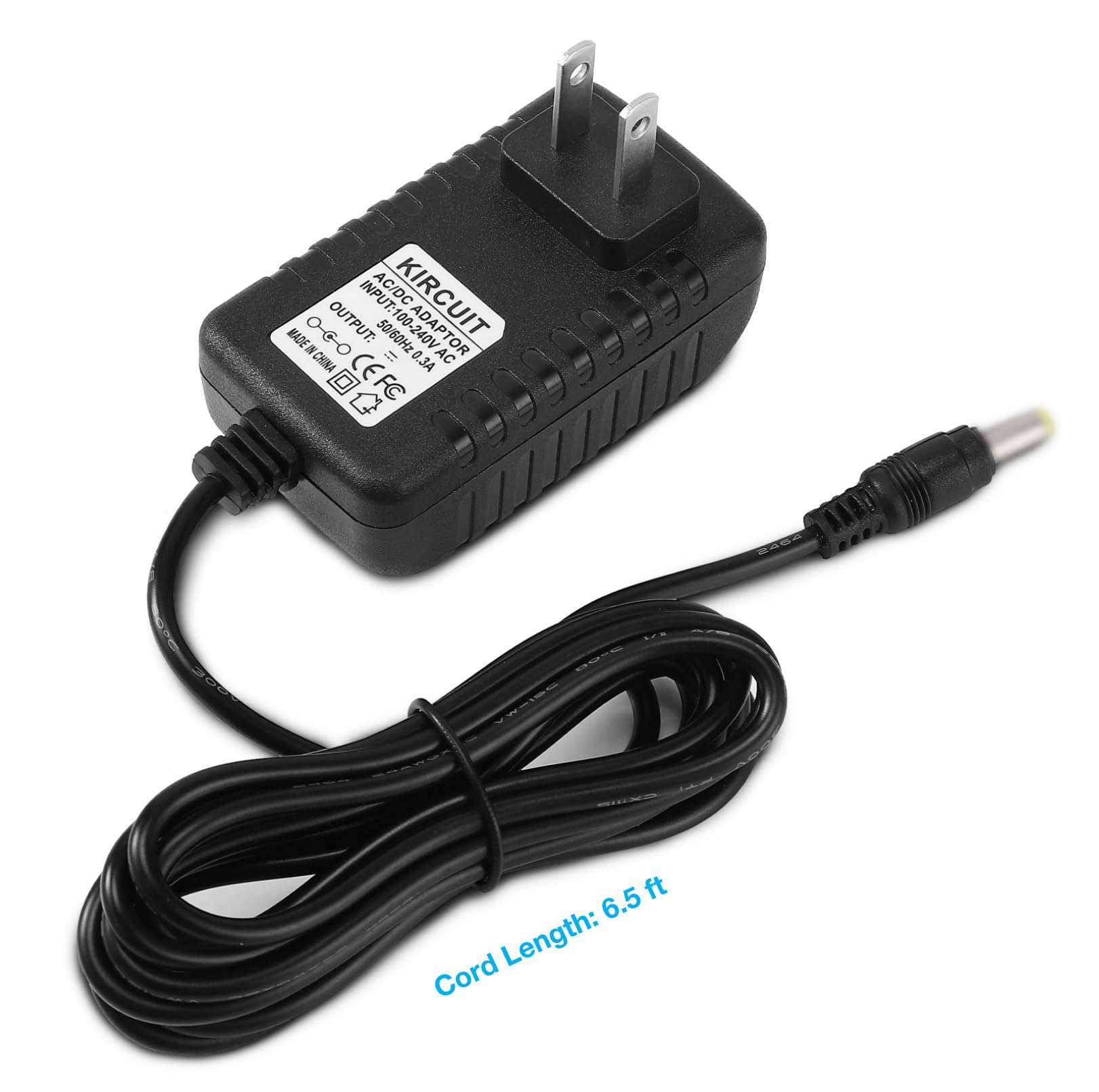 AC Adapter for Yamaha PSR-E233 YPG-625 YPG-525 Piano Keyboard Power Supply Cord 3