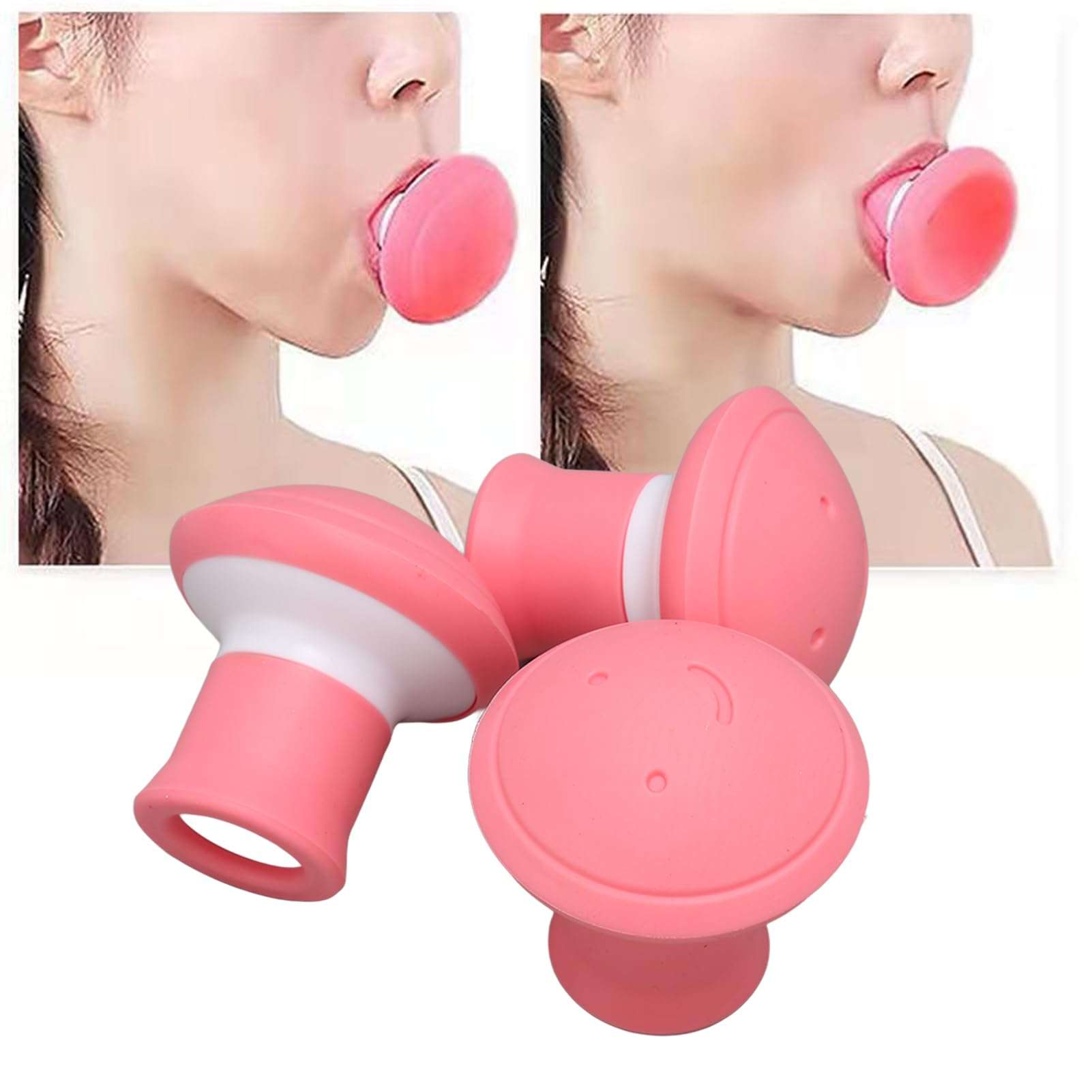 3pcs Masks Jaw Face Neck Toning Exerciser,Facial Yoga, Face Remove Mouth Exerciser Wrinkle Removal Mouth Exerciser Face Firming Jaw Face Slimmer 6