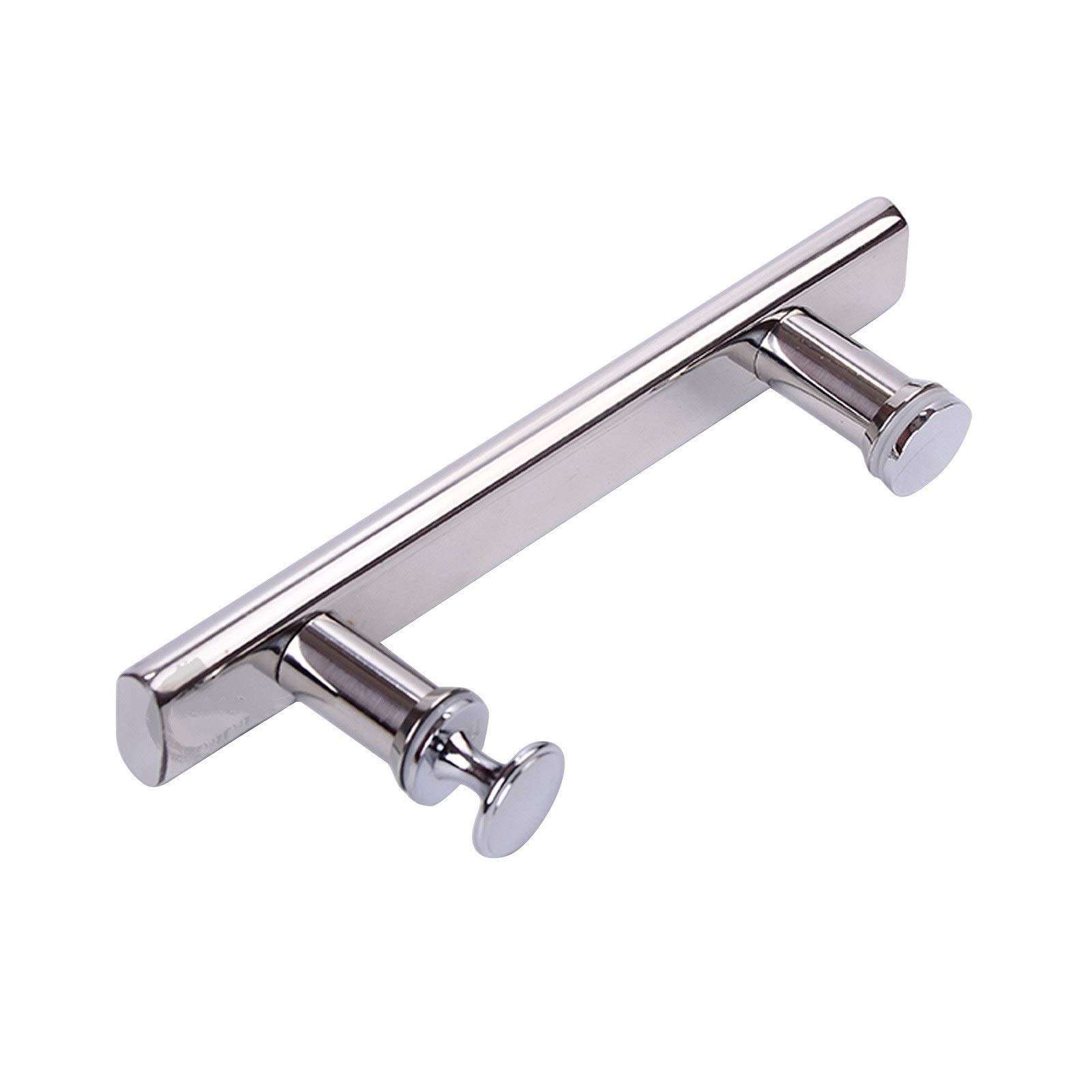GAXQFEI Replacement Shower Door Handles for Bathroom Glass Door, Door Pull Push Handle Sets, Hole Centres 145Mm 1