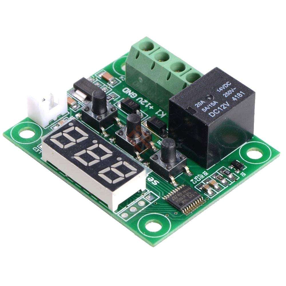 W1209 DC 12V Blue LED Digital Thermostat Temperature Control Thermometer Thermo Controller Switch Module + NTC Sensor 2