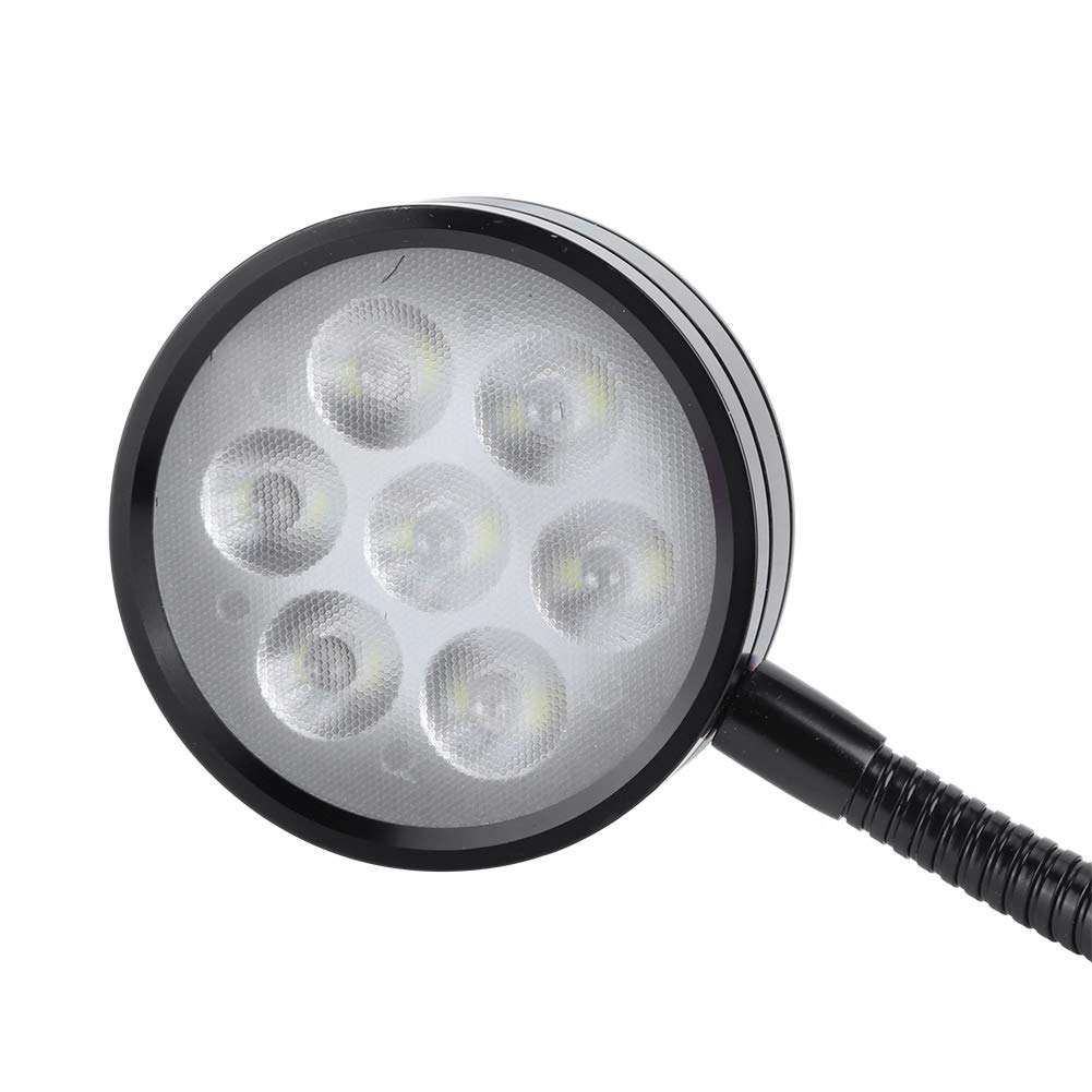 Work Desk Light, Metal Material Gooseneck Lamp, Magnetic Flexible Light Drilling Machine Equipment for Punching Machine Car Repair Workshop 5