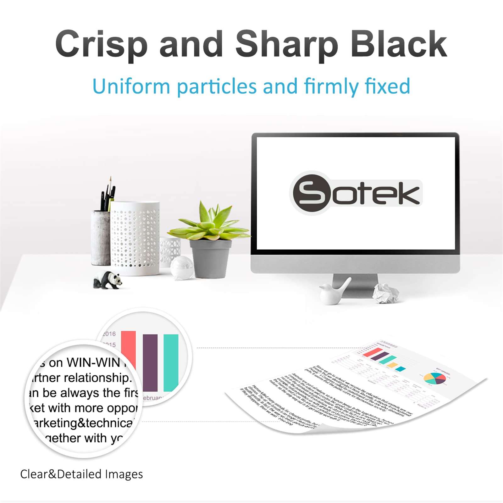 Sotek Compatible Ink Cartridge for 564XL 564, Work with Photosmart 7520 6520 5520 5525 6510 Officejet 4610 4620 4622 Deskjet 3520 3521 3522 (4B, 2PB, 2C, 2M, 2Y, 12 Pack) 6