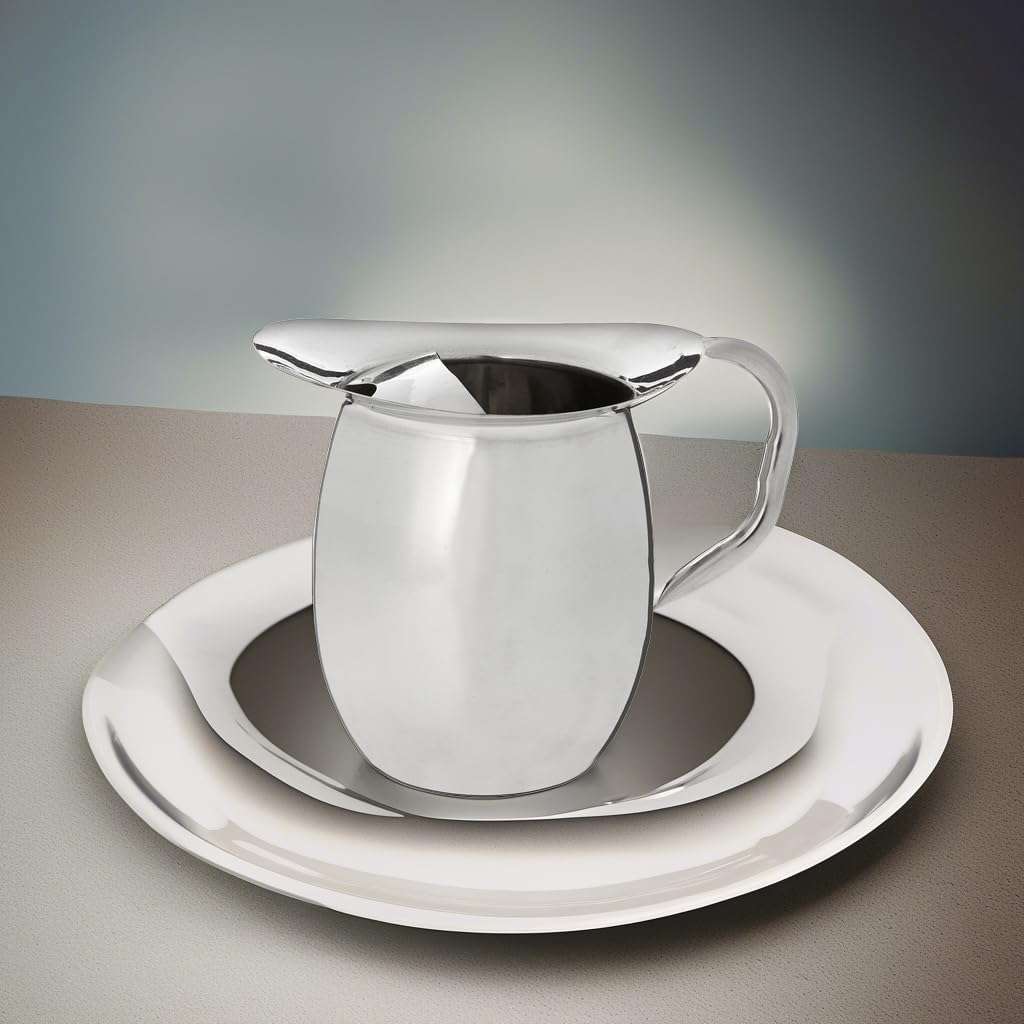 Winco WPB-2 Deluxe Bell Pitcher, 2-Quart, Stainless Steel, Medium 3