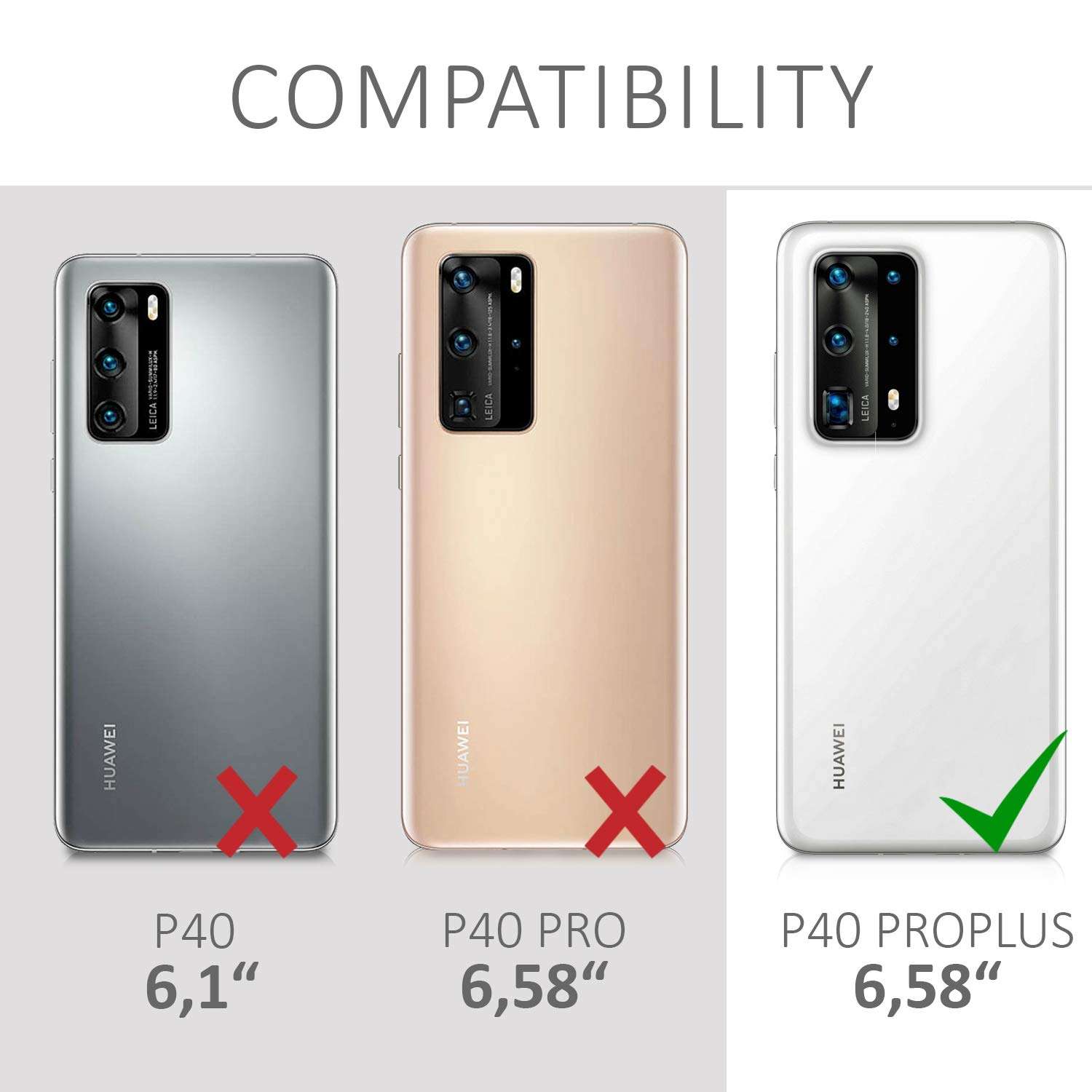 kwmobile TPU Silicone Case Compatible with Huawei P40 Pro Plus - Case Slim Phone Cover with Soft Finish - Titanium Grey 6