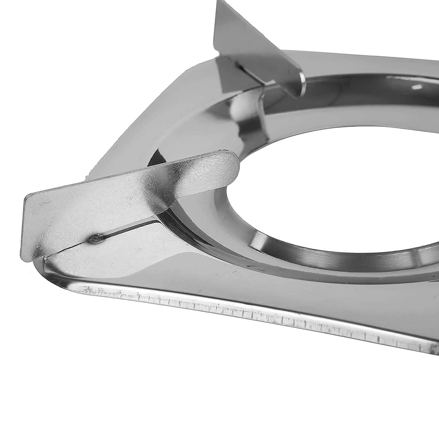 Lakshmi Stainless Steel Square Pan Support/Gas Stove Stand, Silver (Pack of 2) 6