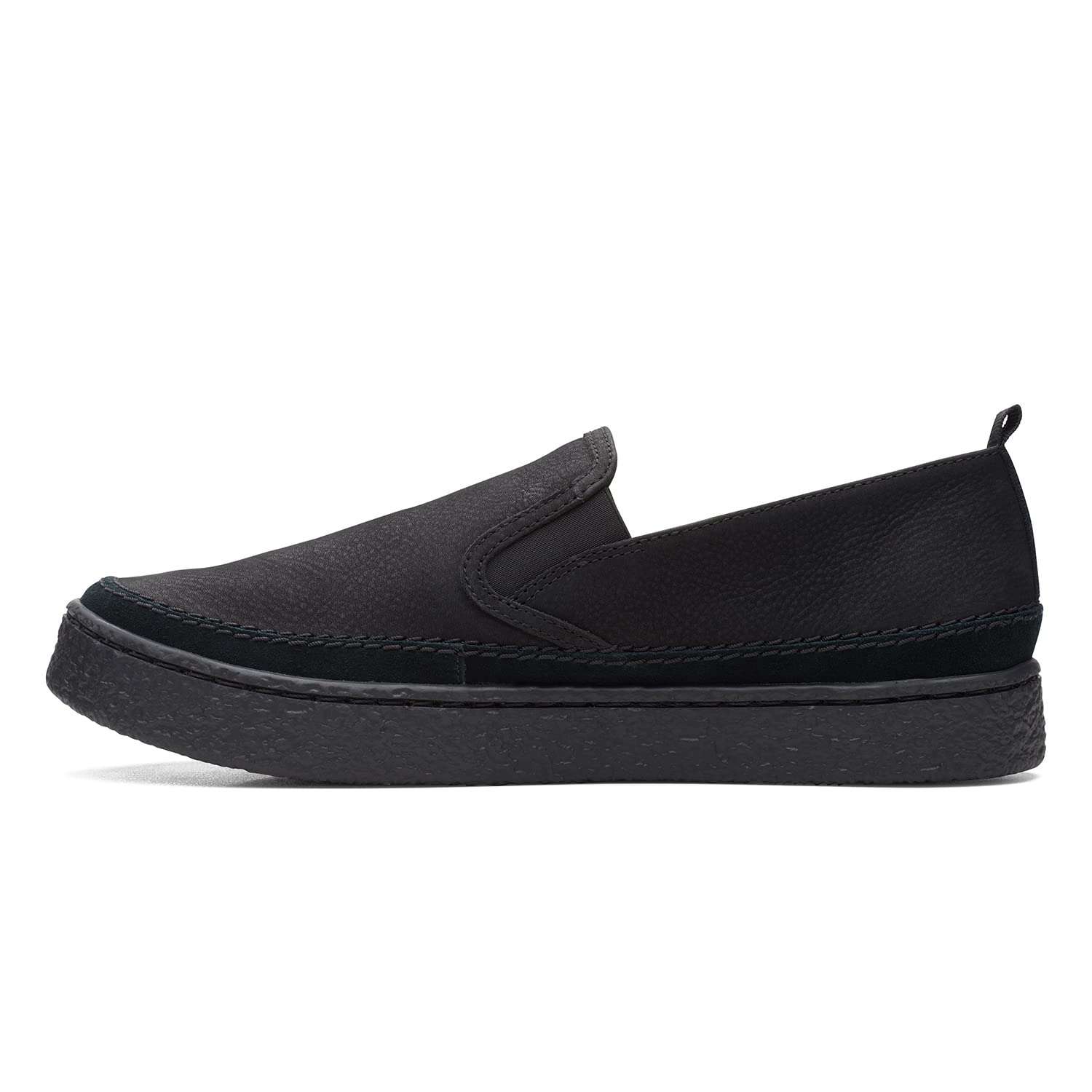 Clarks Womens Barleigh Slip Black Nubu Boat Shoes UK-8 6