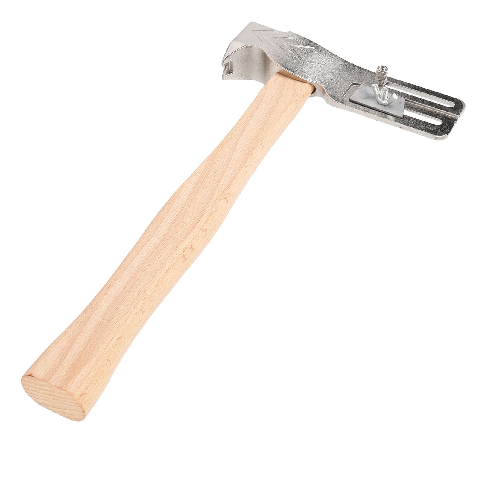 CHEOTIME Magnetic Roofing Hammer, Forged Steel Multifunctional Magnet Roofing Hatchet Wooden Handle Roof Axe with Nail Claw and Cutter for Tile and Shingle Installation 1