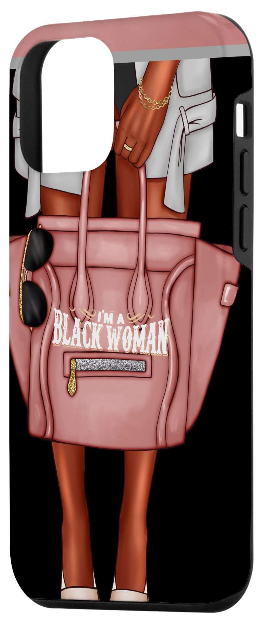 iPhone 12 mini African American Black Women Melanin Design Case 2