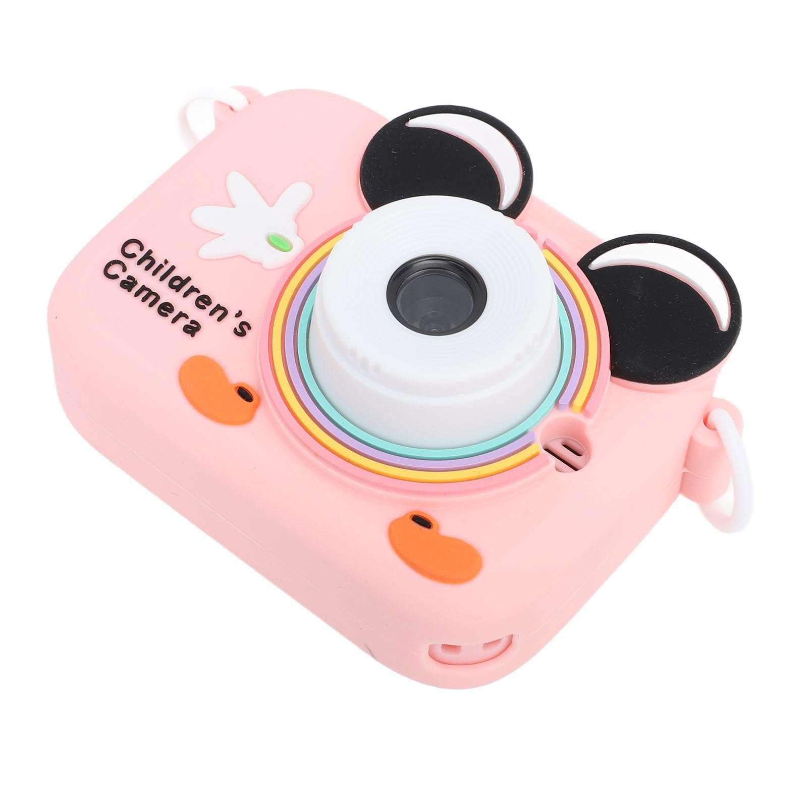 Mavis Laven Kids Camera, Silicone Protector Toddler Camera Toy 2 Inches Screen HD Front Rear Lens for Indoor Outdoor (Pink) 3