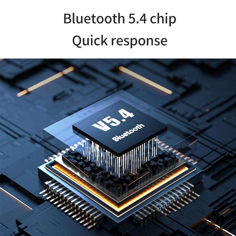 Bluetooth 5.4 AUX Car Adapter CVC8.0 Technology and Built-in Filter Effectively Multifunction Button& Plug-and-Play Bluetooth Receiver for Car Music/Hands-Free Calls/Stereo Audio, Black 6