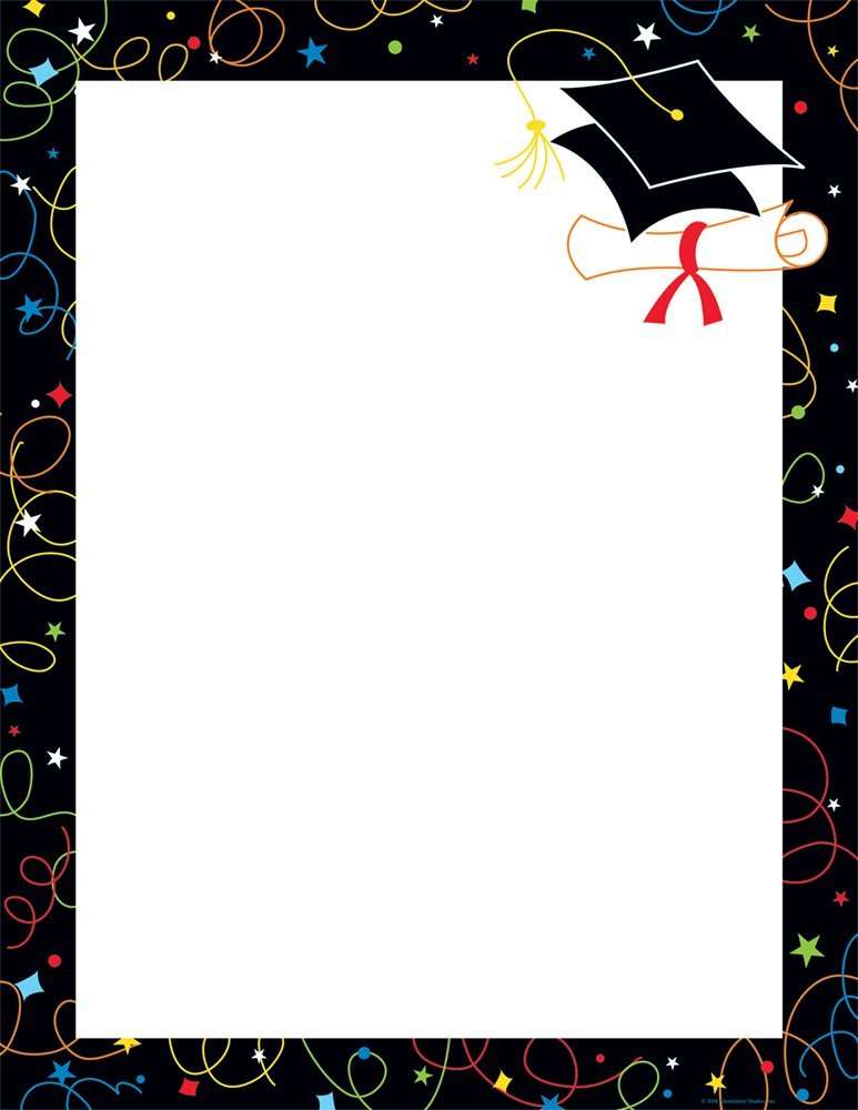 Great Papers! Grad Swirls Letterhead, 50 Count, 8.5"x11" (2012047)