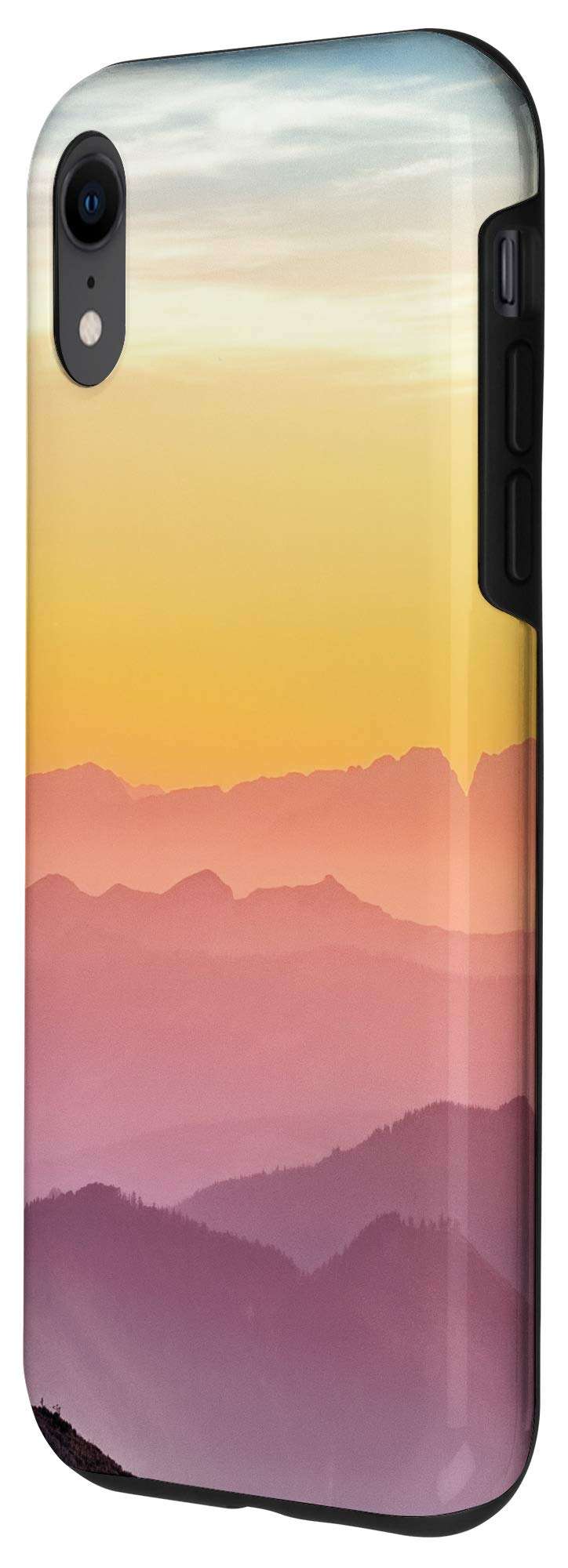 iPhone XR Colorful Landscape Scenery Of Sunset Sky And Mountains Case 2