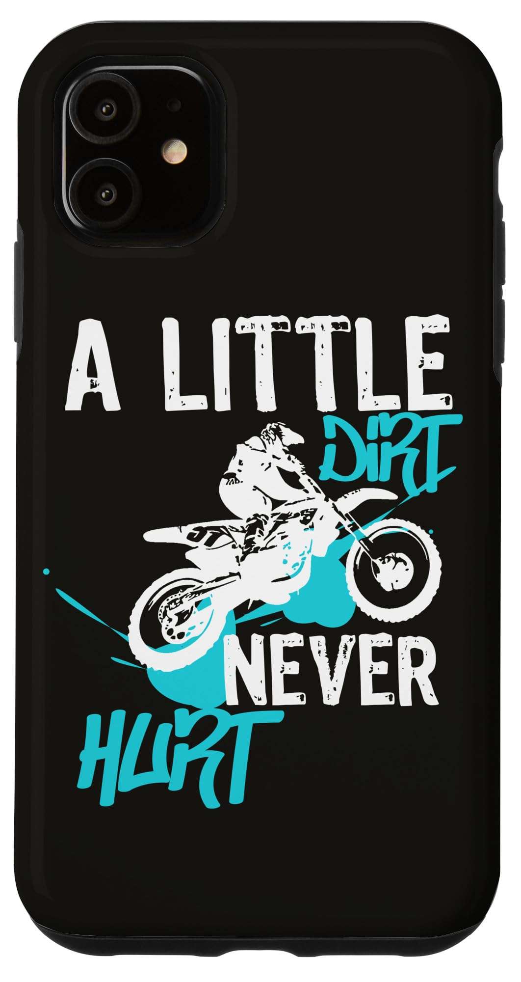 iPhone 11 offroad Dirt Bike Gift For Boys and Girls Motocross quote Case 1