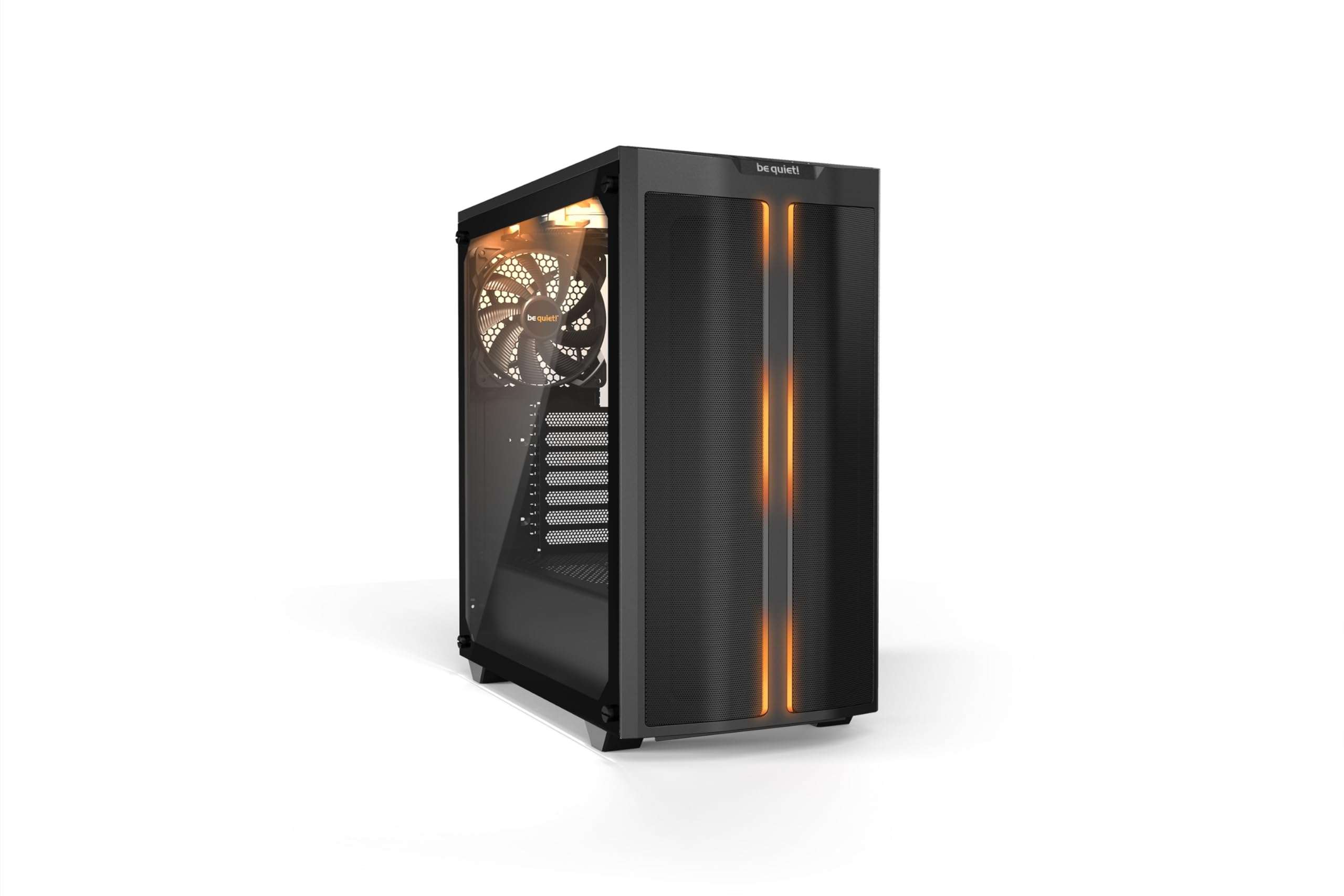 be quiet! Pure Base 500DX ATX Mid Tower PC case | ARGB | 3 Pre-Installed Pure Wings 2 Fans | Tempered Glass Window | Black | BGW37