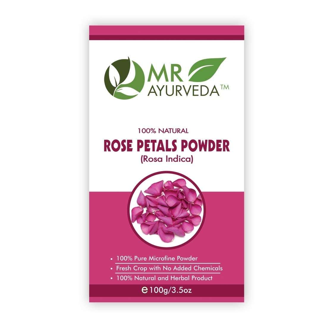 MR Ayurveda 100% Organic Rose Petals Powder, Lemon Peel Powder & Orange Peel Powder - Pack of 3 (100 Grams Each) 4