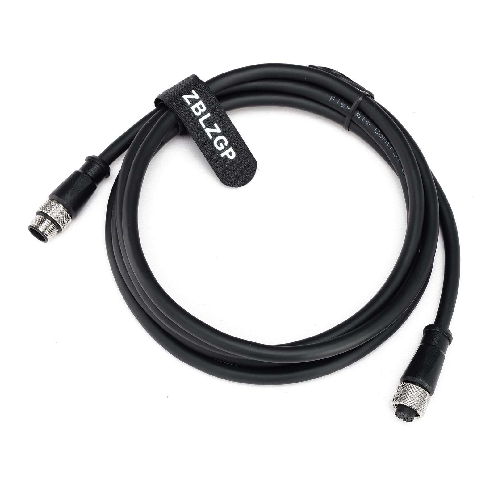 ZBLZGP M12 Aviation A-Coded 17 Pin Sensor Shielded Signal Cable IO Trigger Power for Datalogic Deloitte Sick YF2ASD (Male to Female, 17 Pin A-Coding, 1M) 4