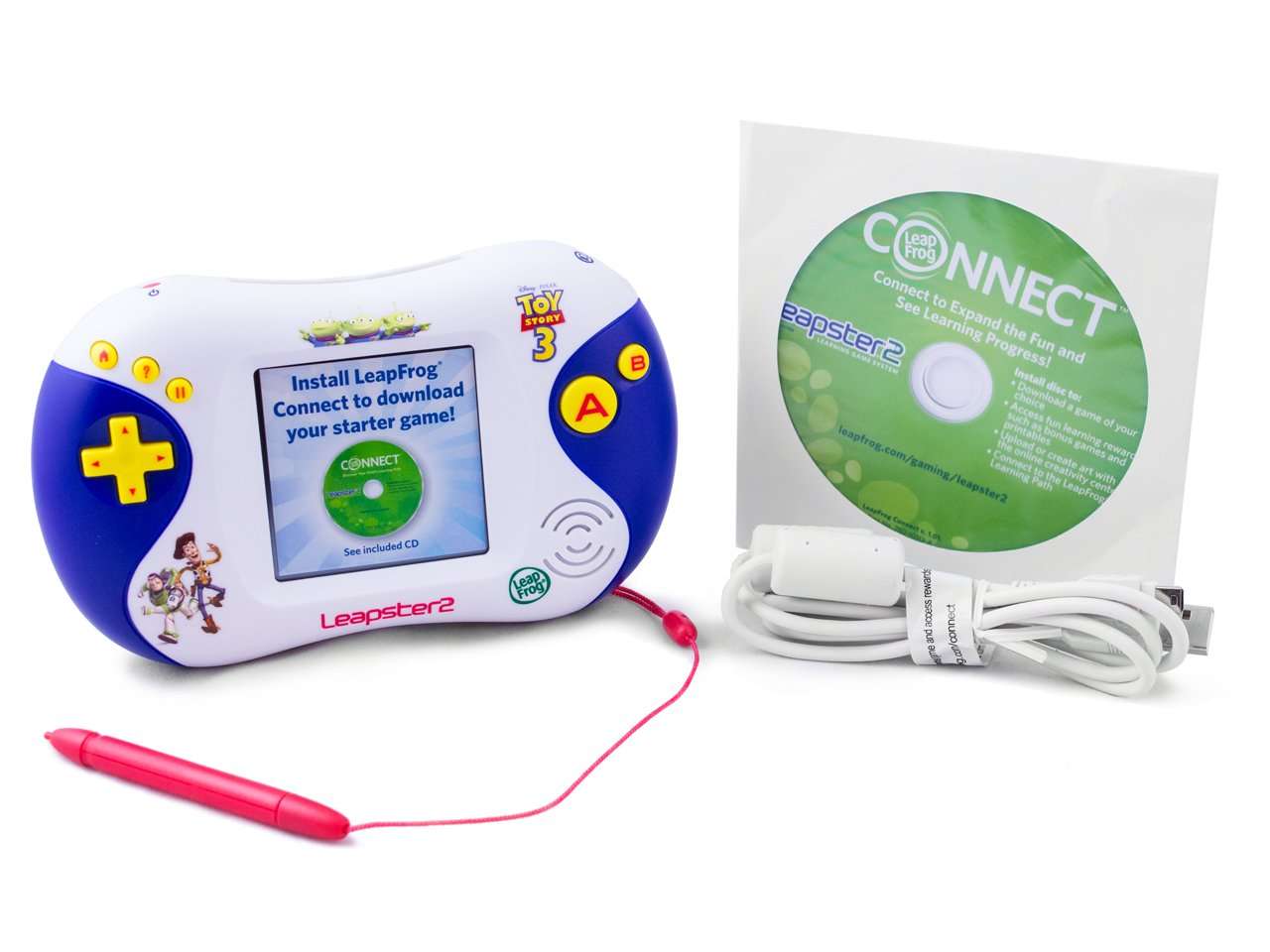 LeapFrog Leapster 2 Learning System with Downloadable Disney-Pixar Toy Story 3 Game 1