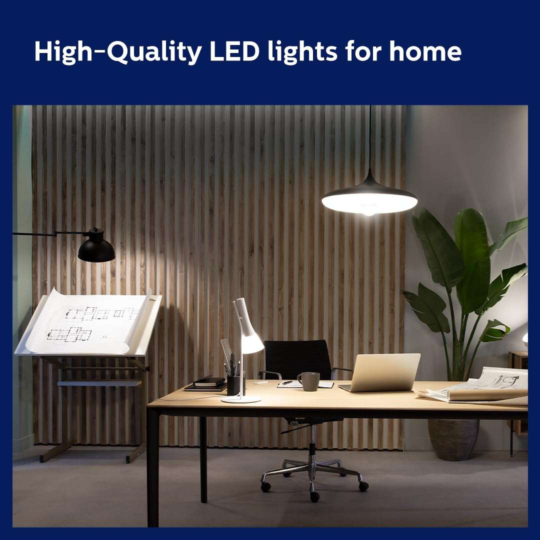 Philips 14W Emergency LED Bulb | Stellar Bright B22 Inverter LED Bulb for Power Cuts | Crystal White, Pack of 2 3