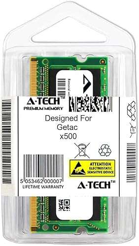 A-Tech 4GB Module for Getac x500 Laptop & Notebook Compatible DDR3/DDR3L PC3-14900 1866Mhz Memory Ram (ATMS385514B13039X1) 2