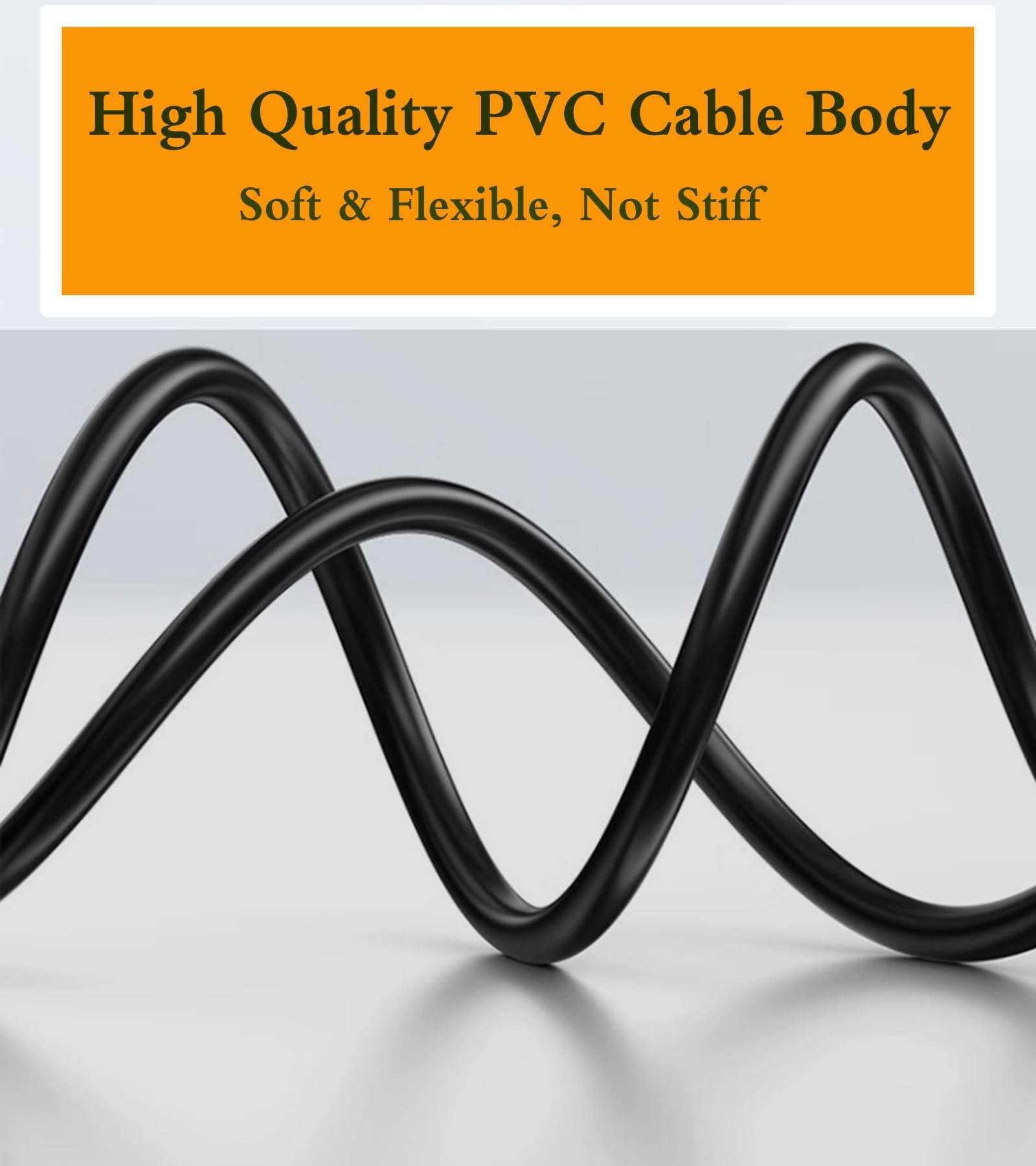 Power Cord Cable for Canon PIXMA MX922 MX492 MX490 MX532 MX452 MX512 MX392 MX372 MX472 PIXMA MG Series Printers Replacement AC Cable 5