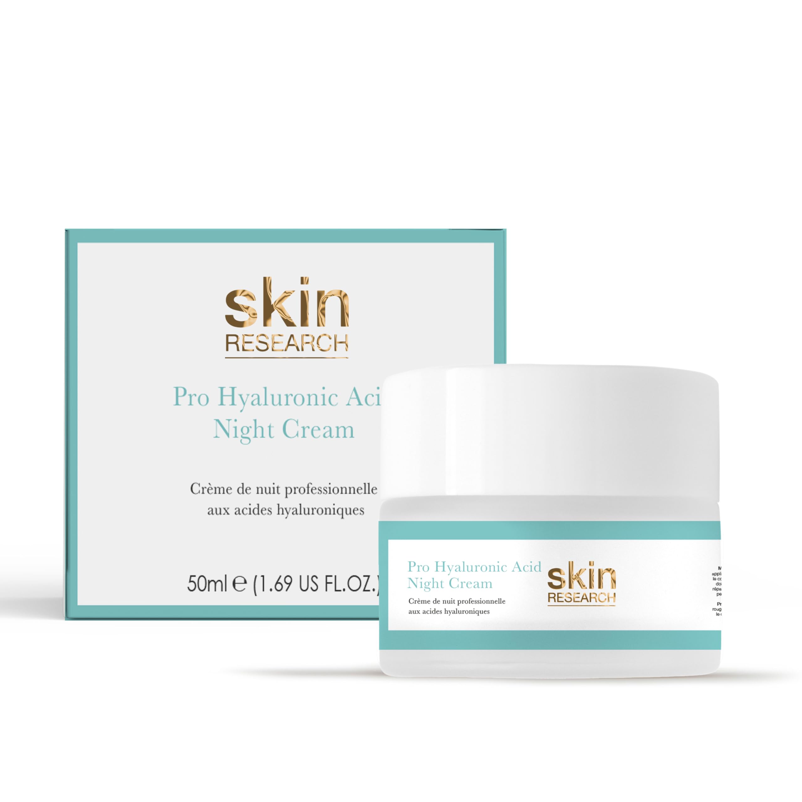 Skin Research Pro Hyaluronic Acid Night Cream 1.69 fl oz 1