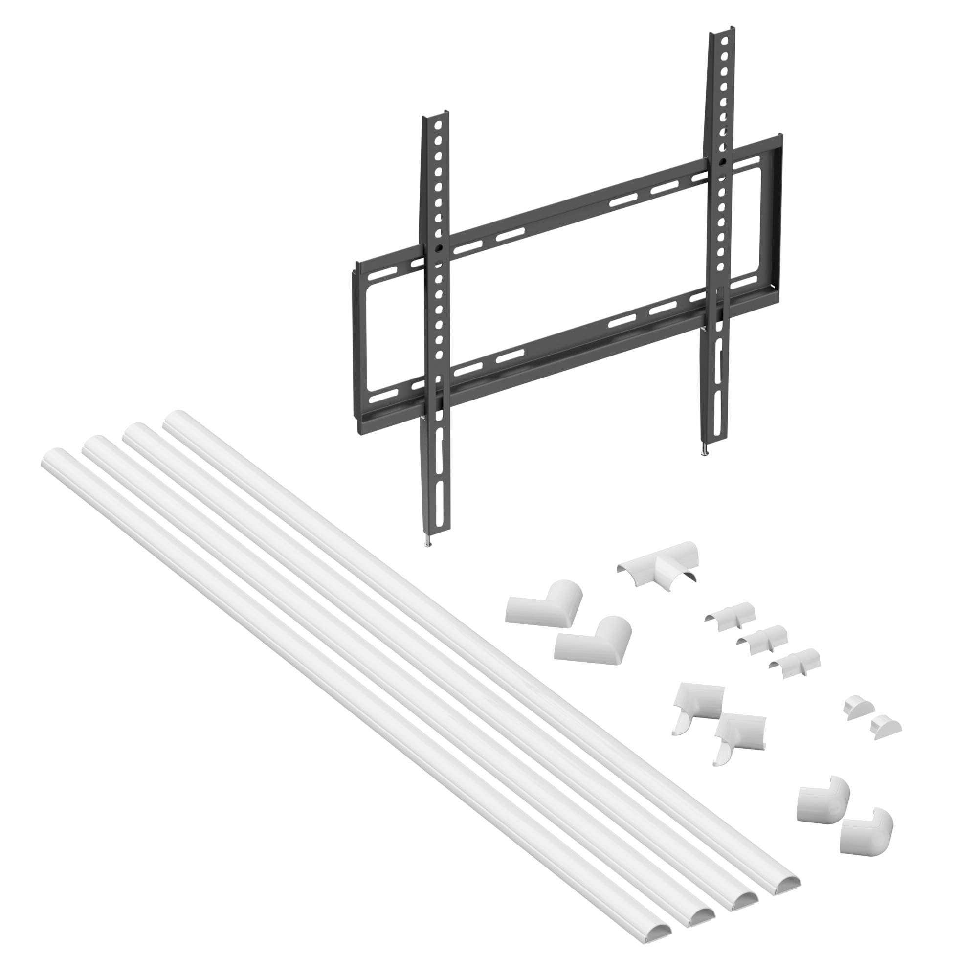 D-Line 4X 39in Cover Cover Length Multipack & D-Line Flat to Wall TV Wall Bracket for 32-70in TVs 1