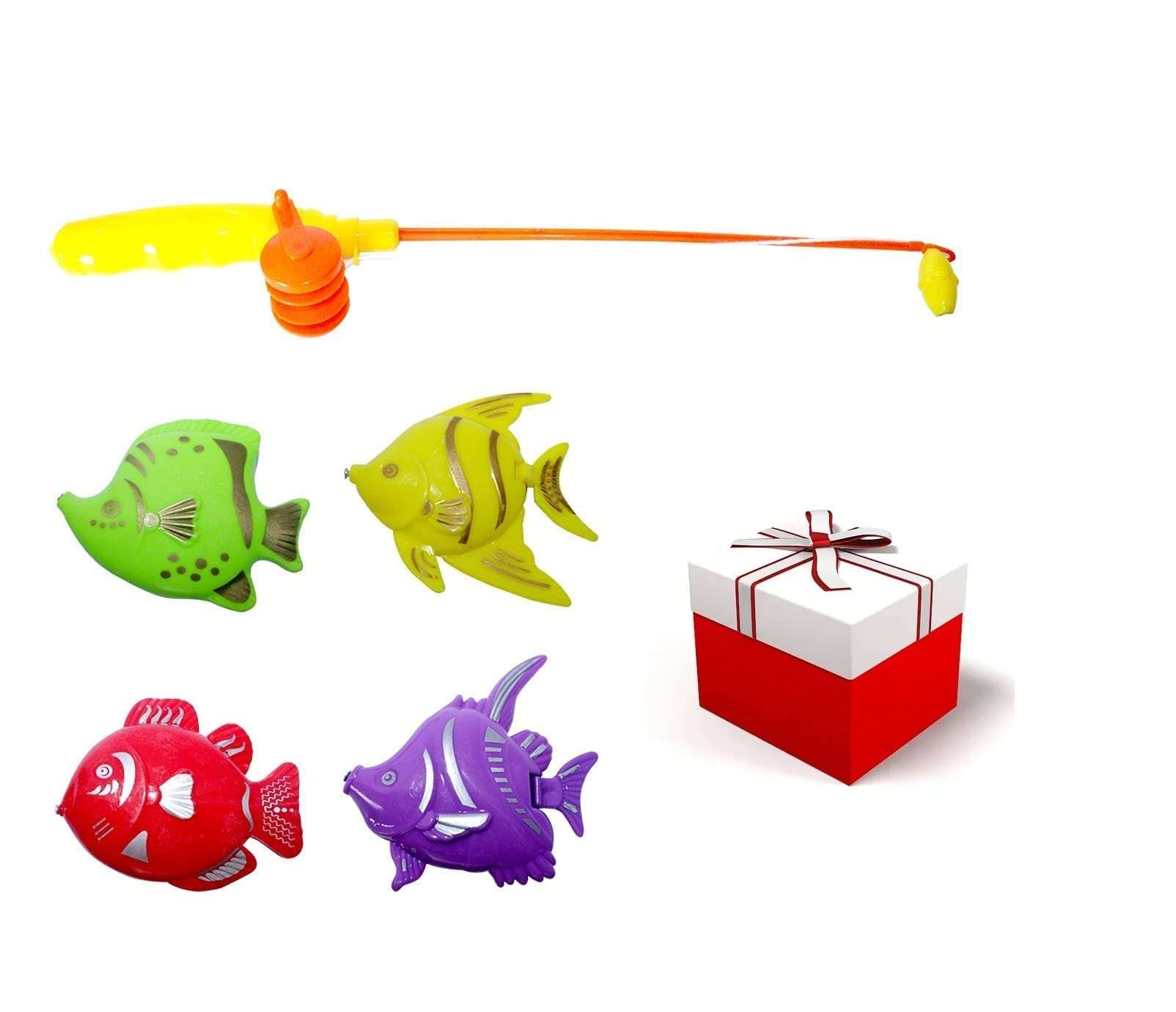 RAAYA Kids Diwali Gift Item Toys with Gift Packaging Box for Kids Gifting On Birthdays/Christmas Festival (Magnetic Fishing Game) 1