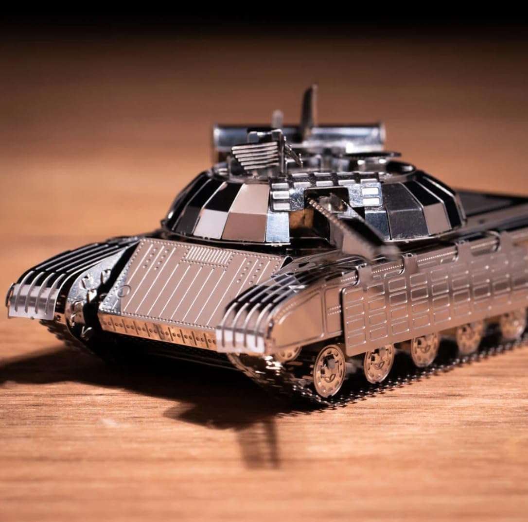 METAL-TIME Bulat T-64, 3D Puzzles for Adults or Teens, DIY Metal Puzzle Model Kit, 3D Metal Model Brain Teaser Puzzle - Great Gift Idea, 67 PCS. 5