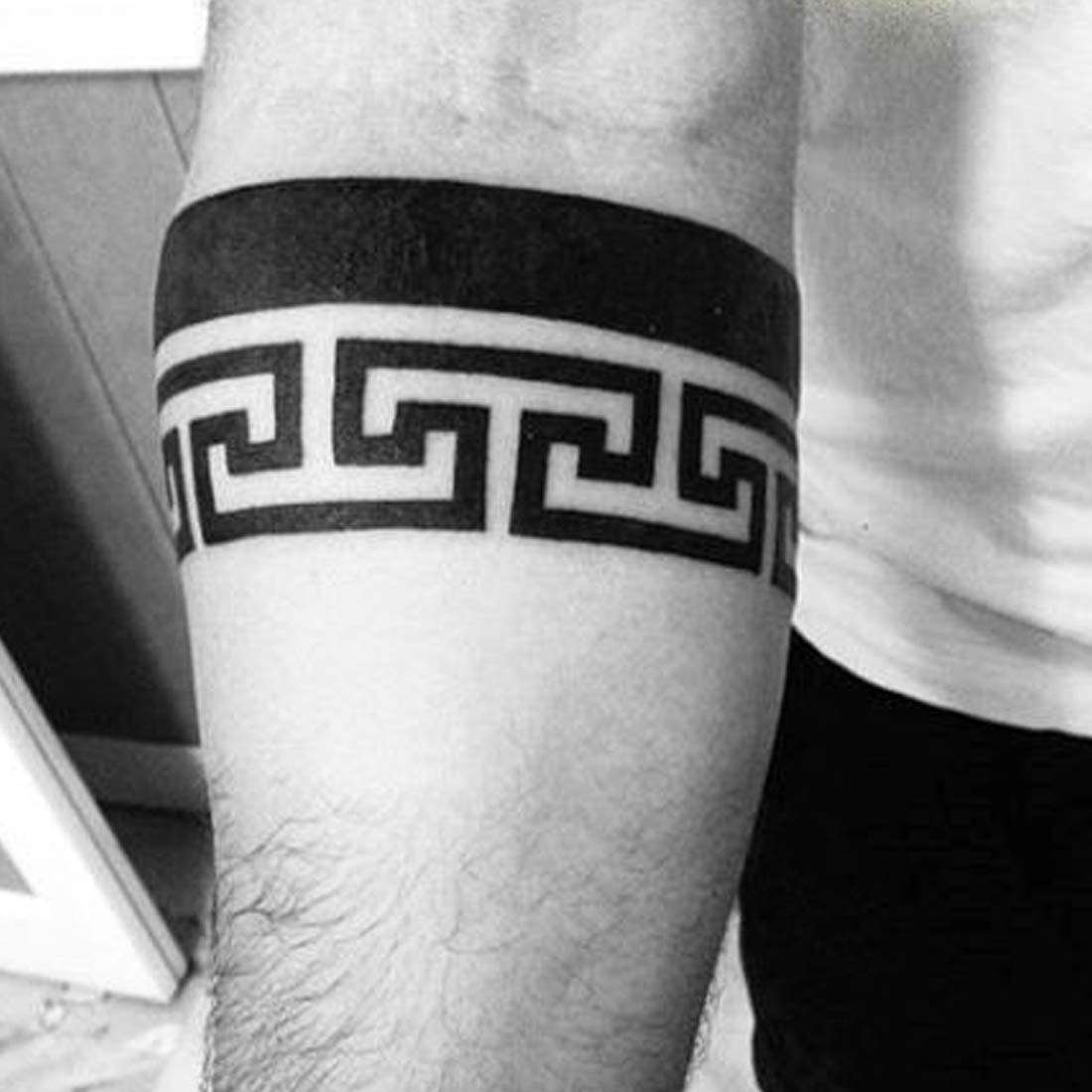 VOORKOMS Roman Forearm Hand Band Best Waterproof Men and Women Temporary Body Tattoo