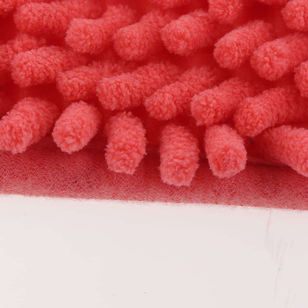 arythe Microfiber Bathroom Kitchen Mat Bath Shower Rug Rectangular Doormat Orange L 2