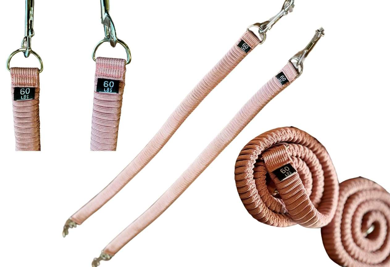 STAERK Medium Resistance Band Set - Pilates Resistance Exercise Bands - at-Home Pilates for Strength & Flexibility 1