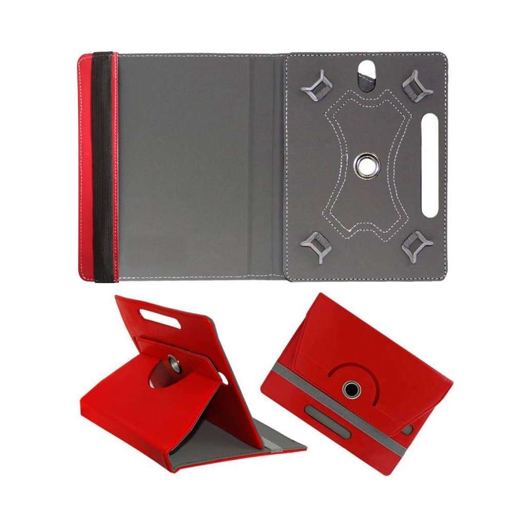 Fastway 360 Degree Rotating Tablet Book Cover Ball Slide Q27 Tablet (10.1 inch,16GB, Wi-Fi+4G+Voice Calling) Red 3