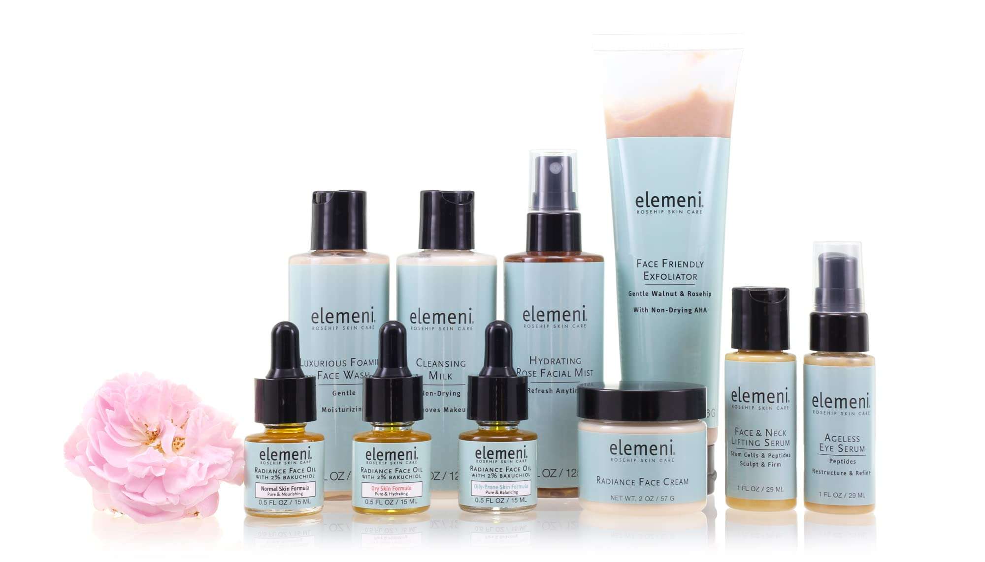 elemeni Radiance Face Oil for Normal Complexion, 0.5 fl oz, Authentic Rosehip Seed Oil Refines Fine Lines & Wrinkles with Natural Source Retinoic Acid, Pure Bulgarian Rose, Organic, Anti-Aging, Vegan 4