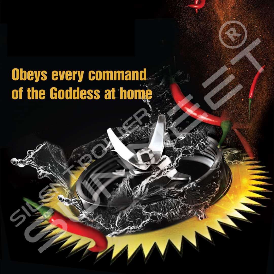 SilentPowerSunmeet Black Silver Color 800Watts Mixer Grinder with 3 Jar (1 Large Jar, 1 Medium Jar and 1 Chutney Jar) TAN20-SPS-763 5