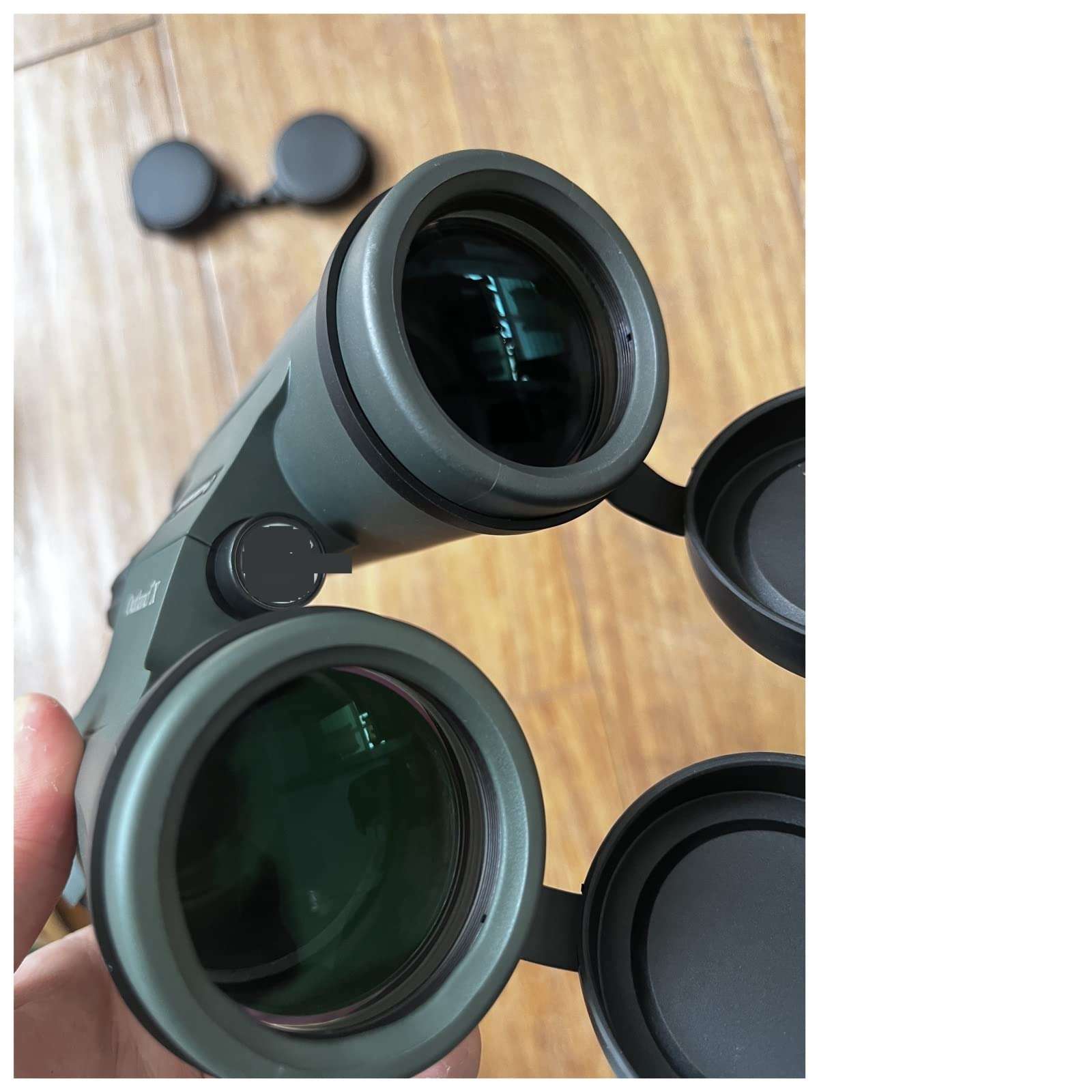 NIRAA 8x42 10x42 Binoculars Fogproof for Adults Multi-Coated Optics and BaK-4 Prisms Telescope (Color : 10X42 Green) 5