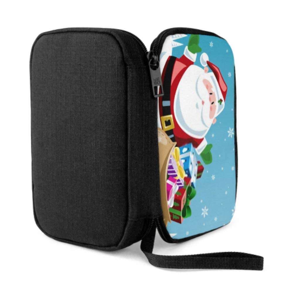 Electronics Accessories Organizer Bag Santa Claus Toy Bag Electronics Organizer Electronic Accessories Cable Organizer Bag Storage Bag of Cases for Cable, Charger, Phone, USB, Sd Card 3