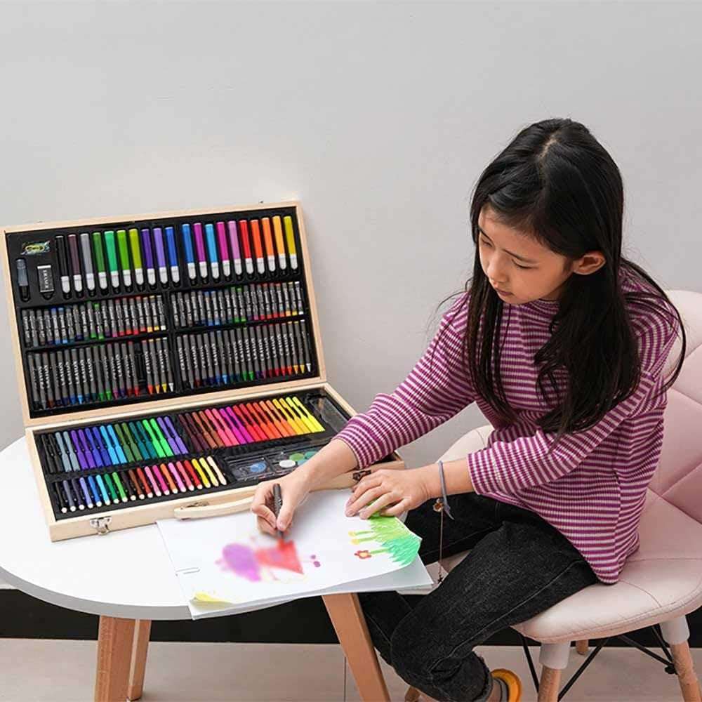 VENEXA 180PCS Oil Colored Pencils Set Sketch Soft Core Professional Art Supplies for Adults Artist Drawing Coloring with Portable Case 4