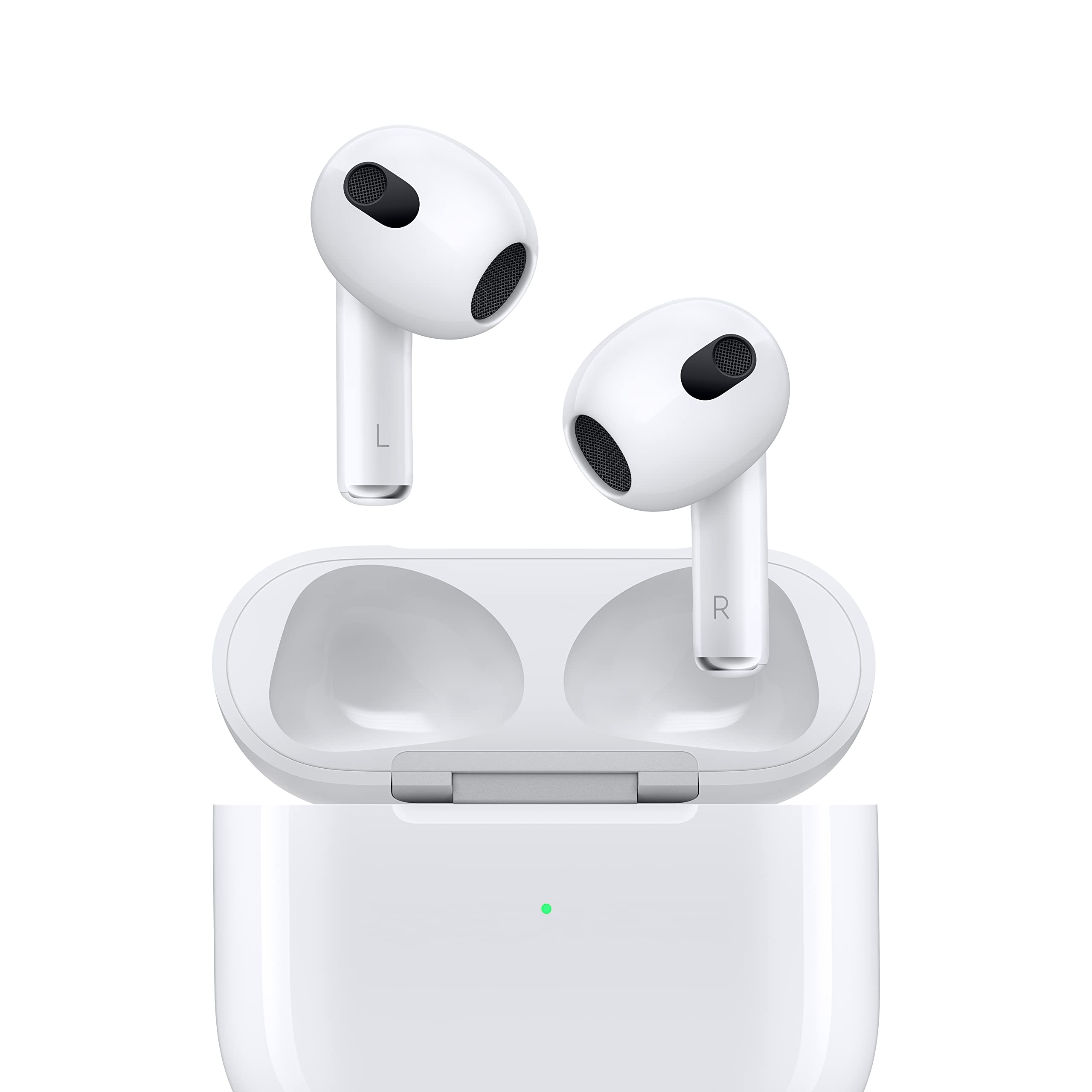 Apple AirPods (3rd Generation) Wireless Earbuds with MagSafe Charging Case. Spatial Audio, Sweat and Water Resistant, Up to 30 Hours of Battery Life. Bluetooth Headphones for iPhone 2
