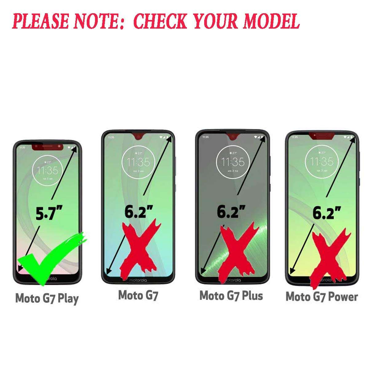 Moto G7 Play Case with HD Screen Protector (2Pack) KaiMai 360 Degree Rotating Ring & Bracket Dual Layers of Shockproof TPU and Solid PC Phone Case for Motorola Moto G7 Play-Rose Gold 2