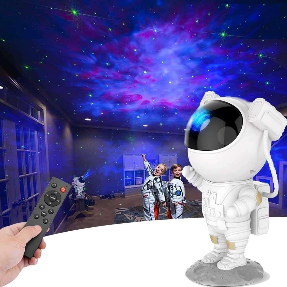 Quace Astronaut Space Projector, Starry Nebula Ceiling LED Lamp with Timer and Remote, Kids Room Decor Aesthetic, Gifts for Christmas, Birthdays, Valentine's Day 3