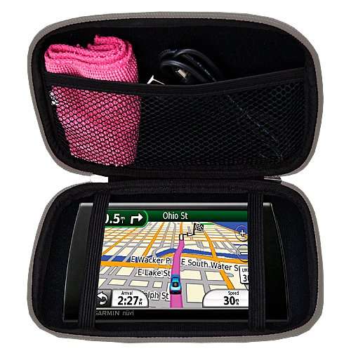 VanGoddy Premium Hard Shell Nylon Black Protective Case for Voice Caddie Swing SC100 and SC200 Swing Caddie 3