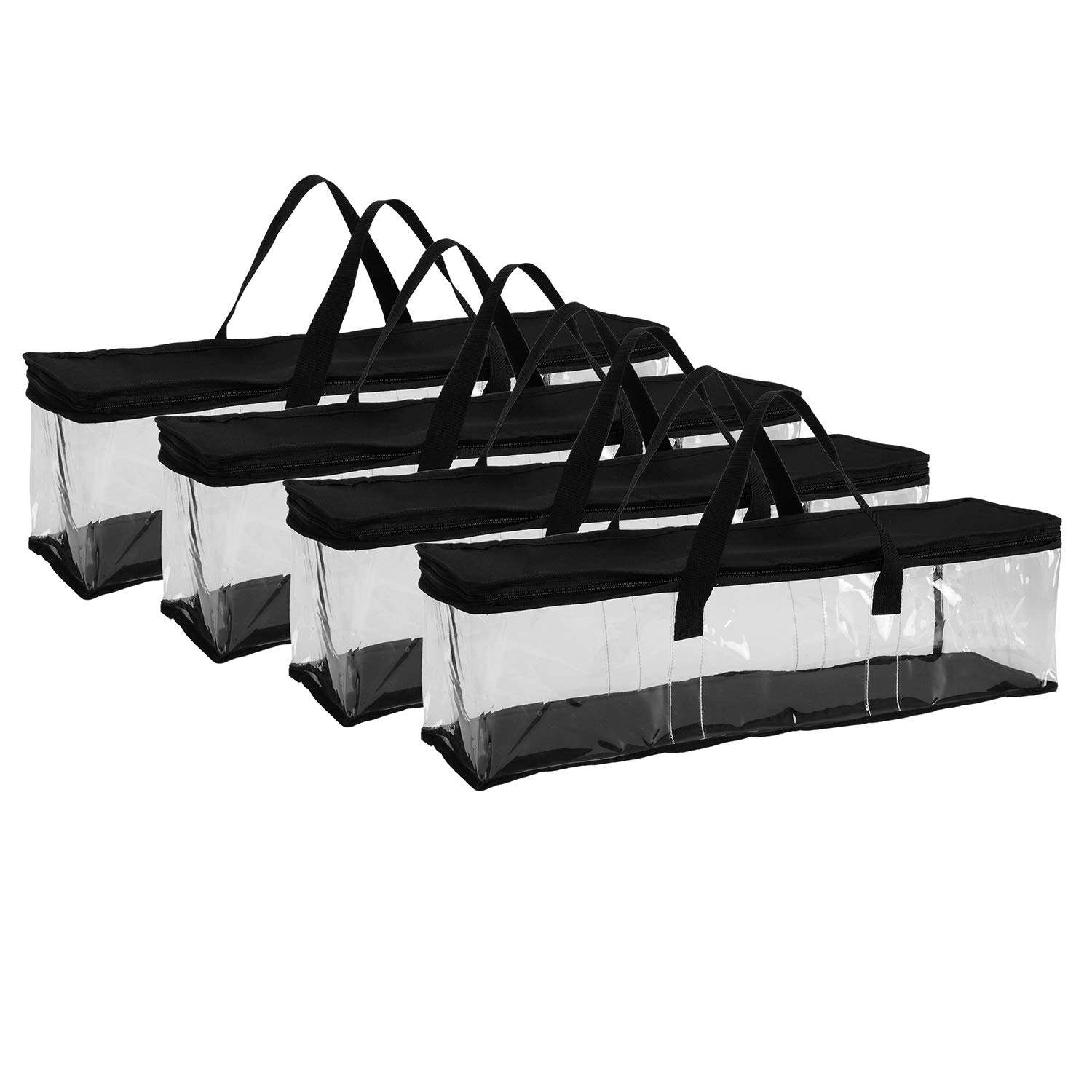 Fasmov 4 Pcs Cassette Tape Bags Hold up to 120 Cassettes (30 Each Bag) 1