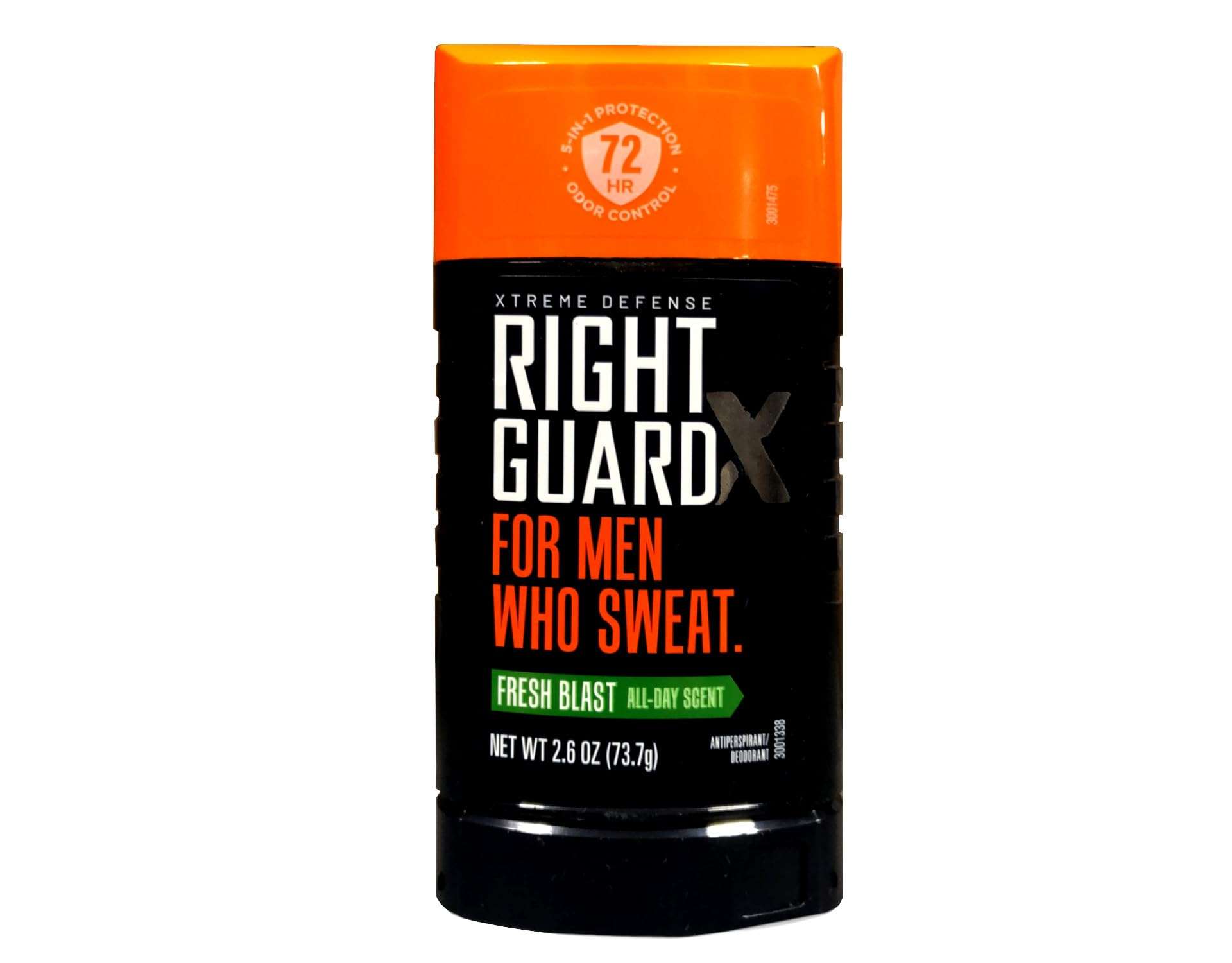 Right Guard Xtreme Defense 5 Anti-Perspirant & Deodorant, Fresh Blast 2.60 oz 1