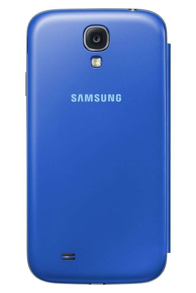 Samsung Galaxy S4 S-View Flip Cover Folio Case (Light Blue) 4