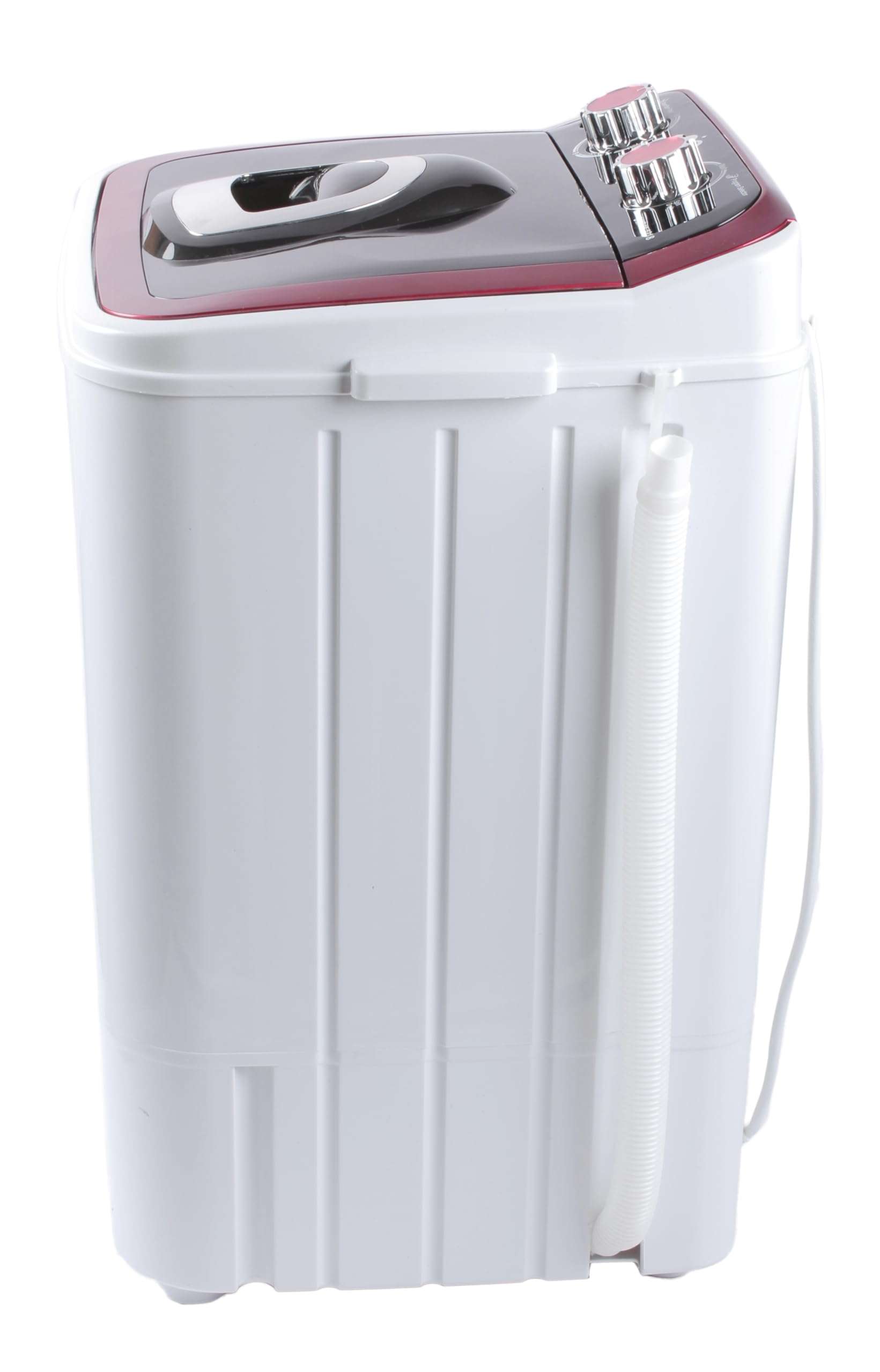 DMR Model DMR 46-1218 (W2Yr) Top Load Single Tub 4.6Kg Portable Mini Washing Machine with 2kg Steel Dryer Basket (Red) - With 2 years Free Spare Supply Warranty 2