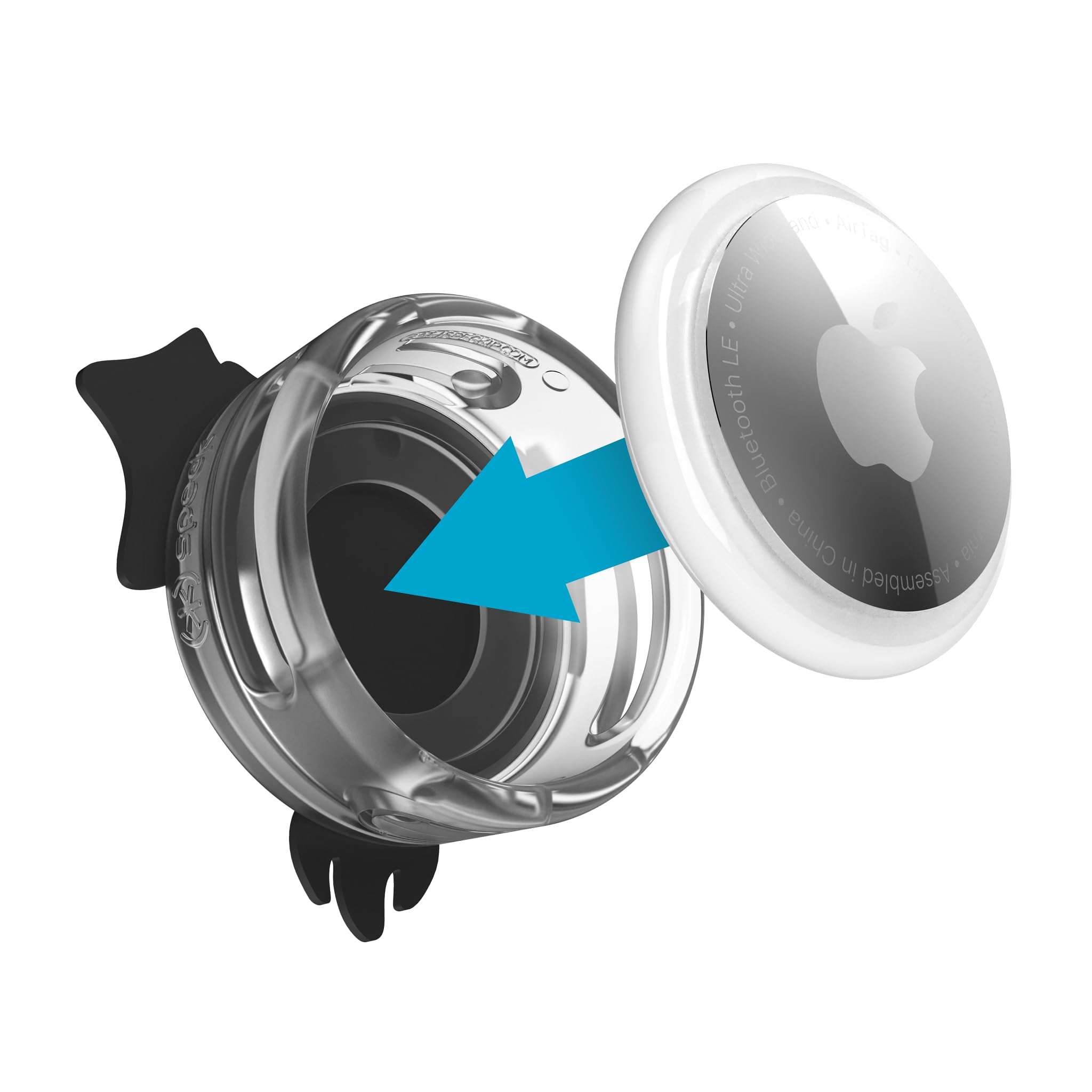 Speck Tagimals Cute Cartoon Apple AirTag Holder – Hidden AirTag Tracker Cases – Easily Attach to Shoe or Collar – 4 Fun Characters (Pack of 4) 3