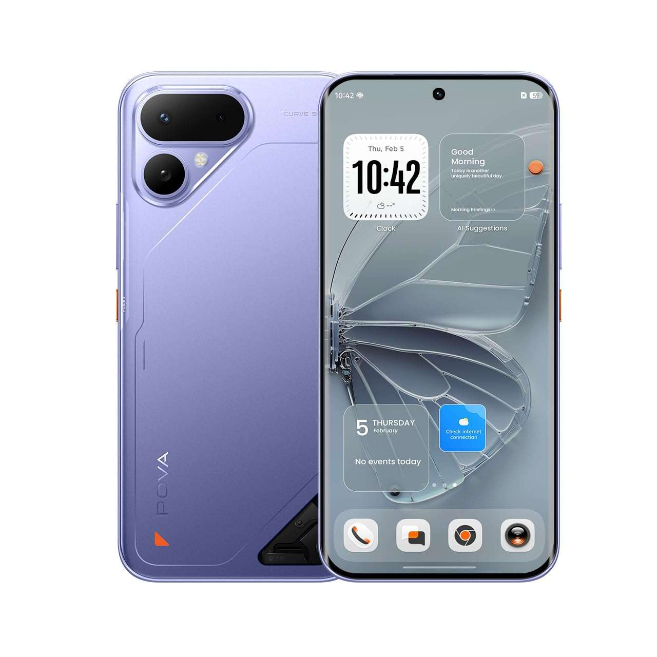 Tecno Pova Curve 2 5G (Mystic Purple, 8GB RAM, 128GB Storage) 1