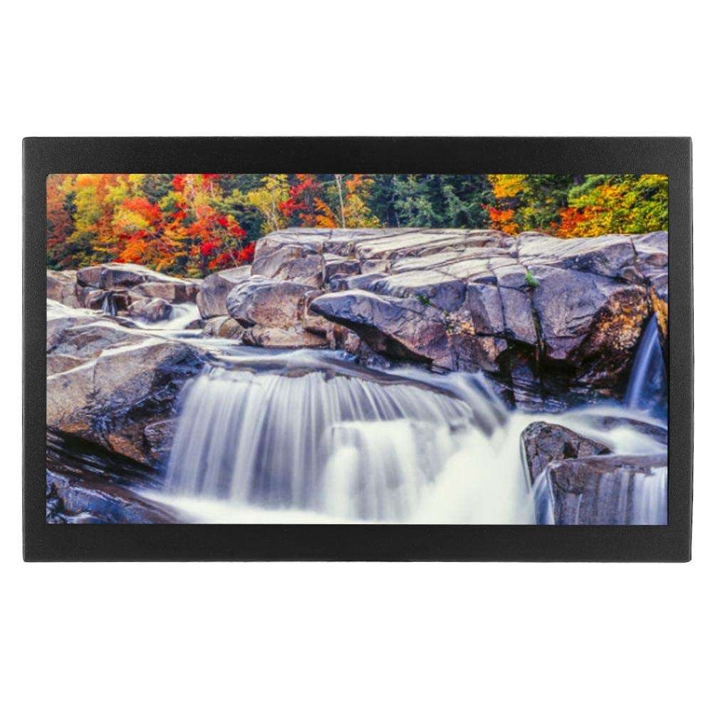 EBTOOLS 15.6 Inch Capacitive Touch Display, Portable Full View Screen IPS 1080P HDMI VGA USB (110V to 240V) Supports Wall Mounted Installation Easy to Install(US Plug) 1