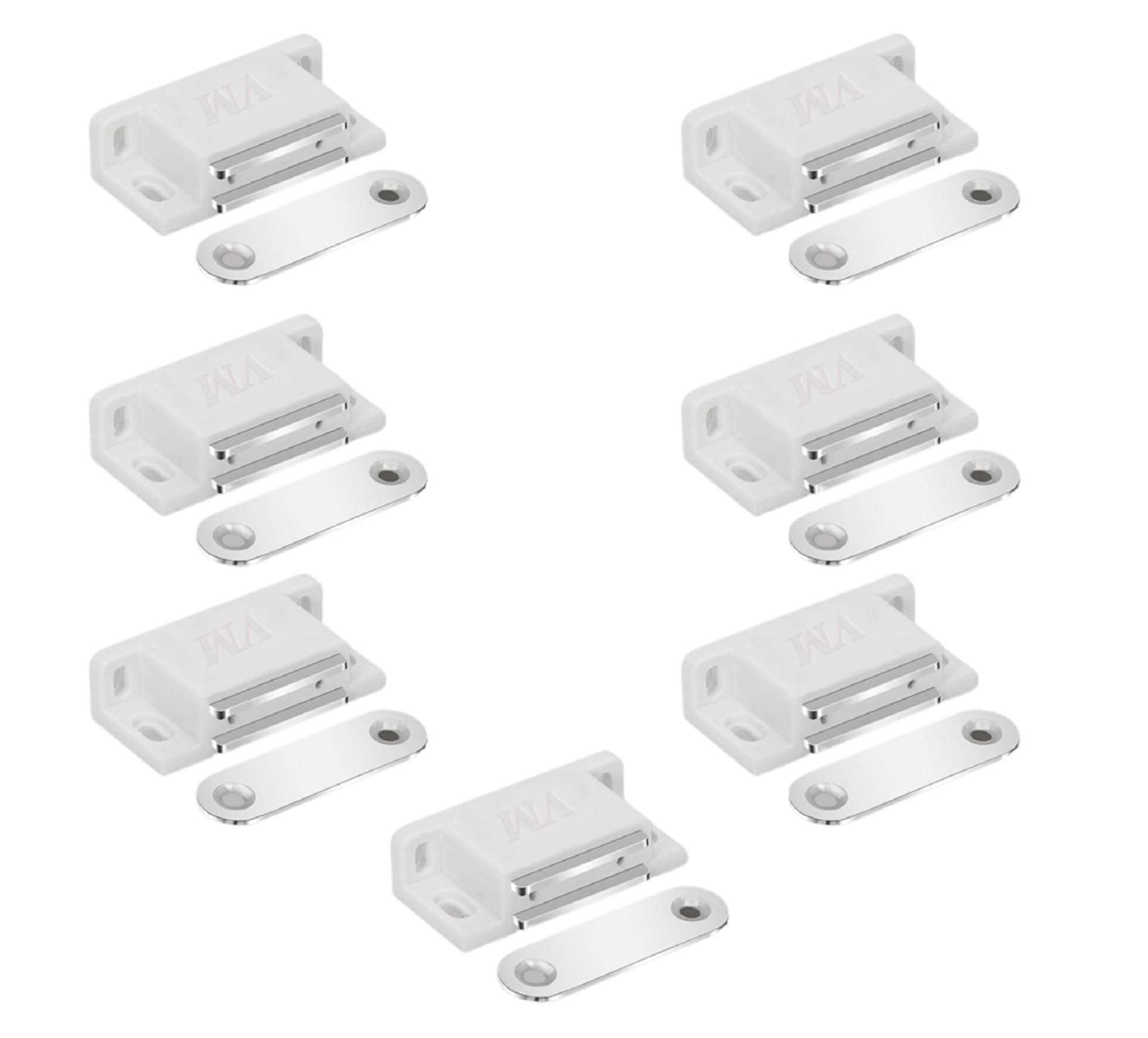 Aoking Multiple Uses Small Magnet Door Catcher/Stopper for Cabinet Cupboard Wardrobe Kitchen & Bathroom Pack of 7